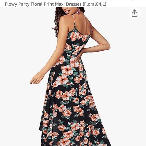 Votepretty Casual Floral V-Neck Flowy Dress - Picture 2 of 11